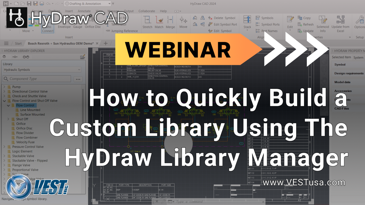 How to Quickly Build a Custom Library Using The HyDraw Library Manager